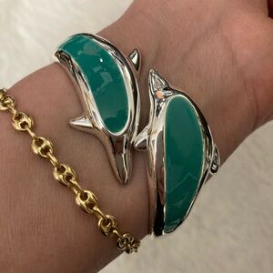 Dolphin cuff bracelet